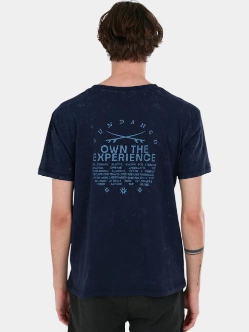 tricou cu maneci scurte pt. barbati Fundango Dane Surf Pocket-T albastru inchis 2