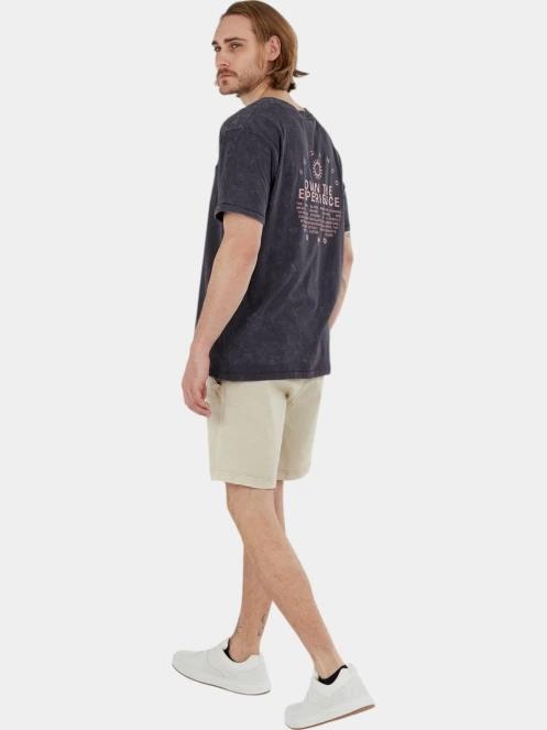 tricou cu maneci scurte pt. barbati Fundango Dane Surf Pocket-T negru 4