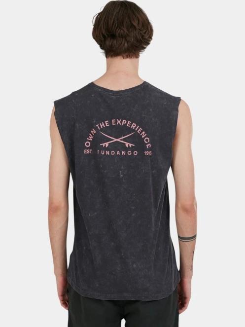 maiou pt. barbati Fundango Alon Surf Tank-T negru 3