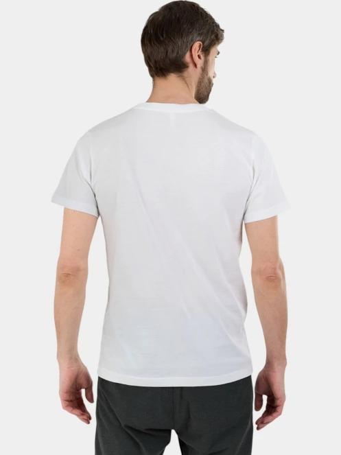 tricou cu maneci scurte pt. barbati Fundango Vital Graphic-T alb 3