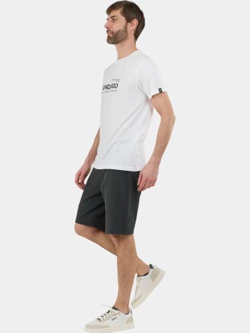 tricou cu maneci scurte pt. barbati Fundango Vital Graphic-T alb 5