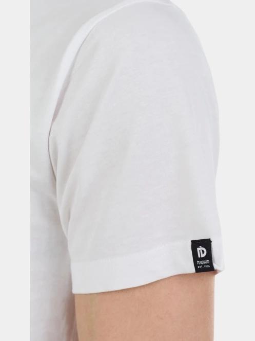 tricou cu maneci scurte pt. barbati Fundango Vital Graphic-T alb 7