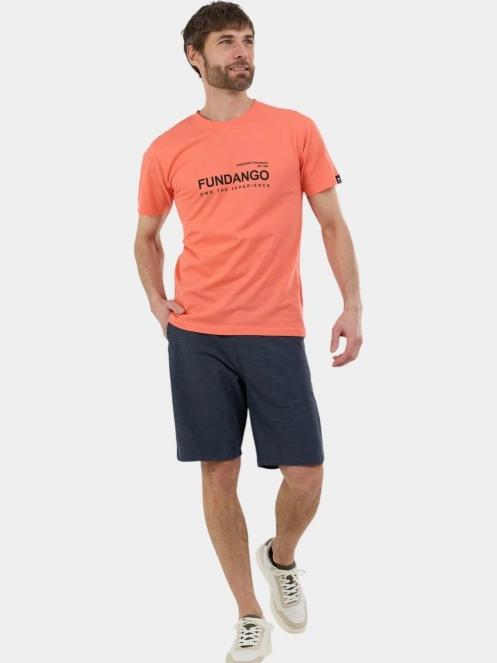 tricou cu maneci scurte pt. barbati Fundango Vital Graphic-T rosu 4