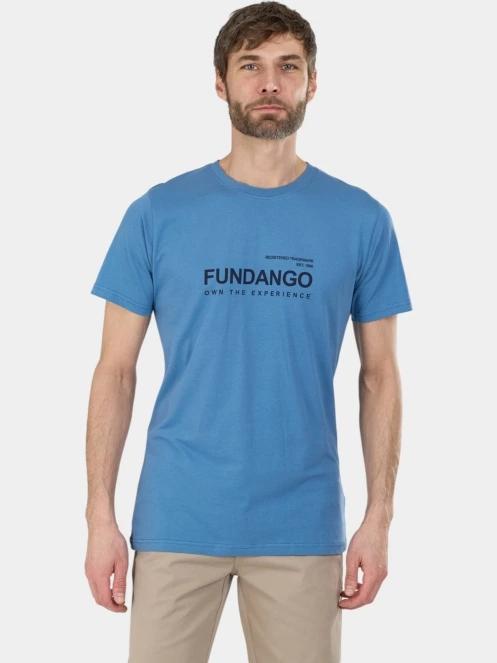 tricou cu maneci scurte pt. barbati Fundango Vital Graphic-T albastru 2