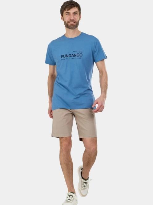tricou cu maneci scurte pt. barbati Fundango Vital Graphic-T albastru 4
