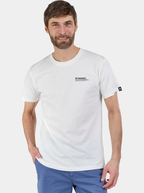 tricou cu maneci scurte pt. barbati Fundango Breaker Graphic-T alb 2