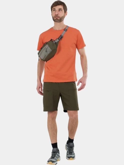 tricou cu maneci scurte pt. barbati Fundango Montes Graphic-T rosu 4