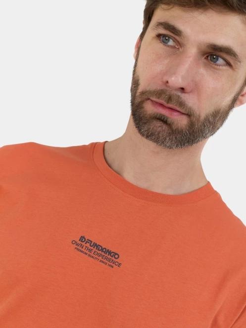 tricou cu maneci scurte pt. barbati Fundango Montes Graphic-T rosu 5