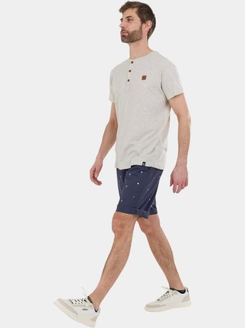 tricou cu maneci scurte pt. barbati Fundango Phase Henley T-shirt nisip 4