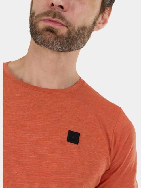 tricou cu maneci scurte pt. barbati Fundango Jaggy II Structured T-shirt portocaliu 6