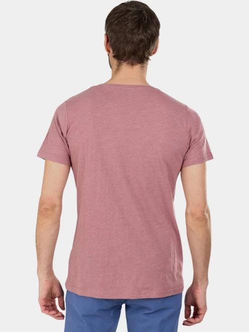 tricou cu maneci scurte pt. barbati Fundango Jaggy II Structured T-shirt roz 3