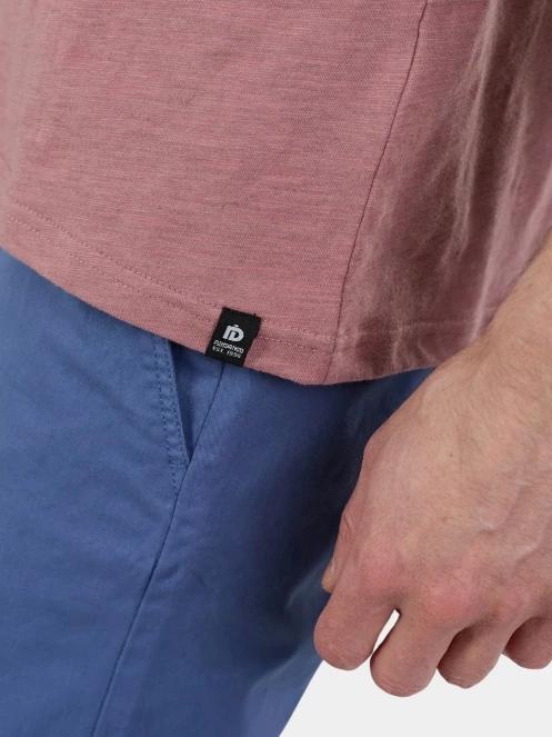 tricou cu maneci scurte pt. barbati Fundango Jaggy II Structured T-shirt roz 6