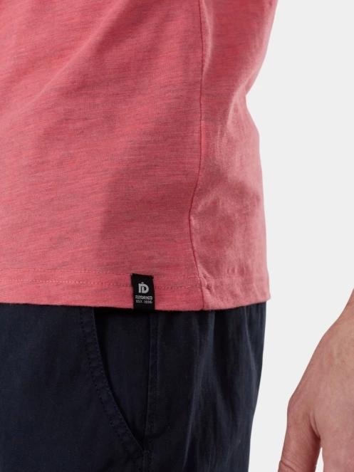 tricou cu maneci scurte pt. barbati Fundango Jaggy II Structured T-shirt roz 6