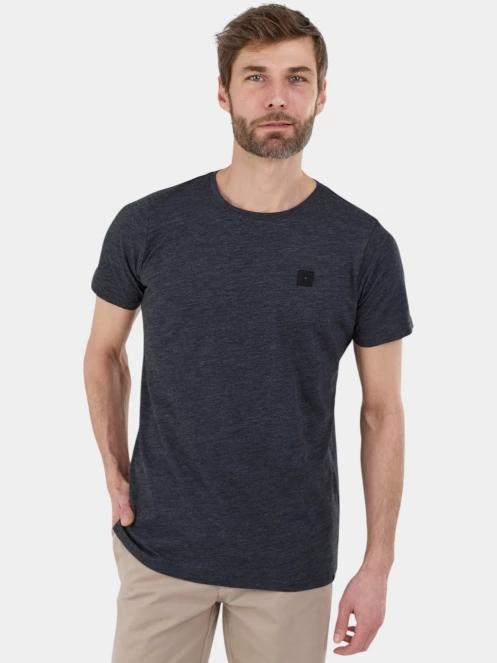 tricou cu maneci scurte pt. barbati Fundango Jaggy II Structured T-shirt negru 2