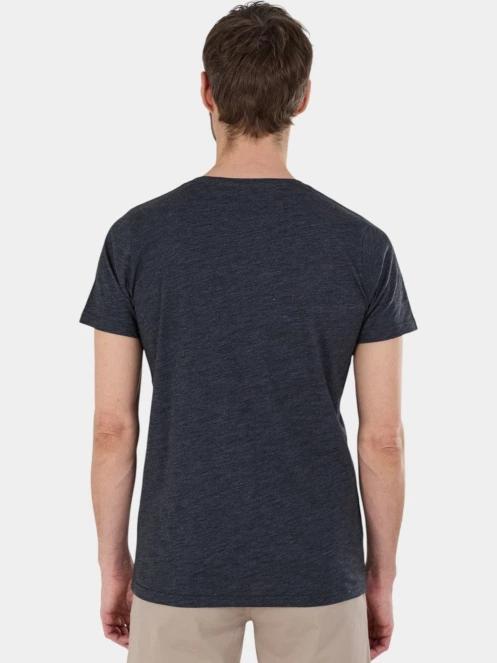 tricou cu maneci scurte pt. barbati Fundango Jaggy II Structured T-shirt negru 3