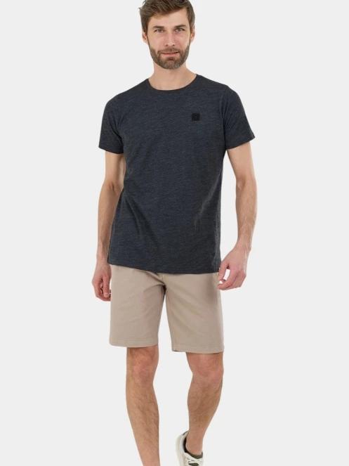 tricou cu maneci scurte pt. barbati Fundango Jaggy II Structured T-shirt negru 5