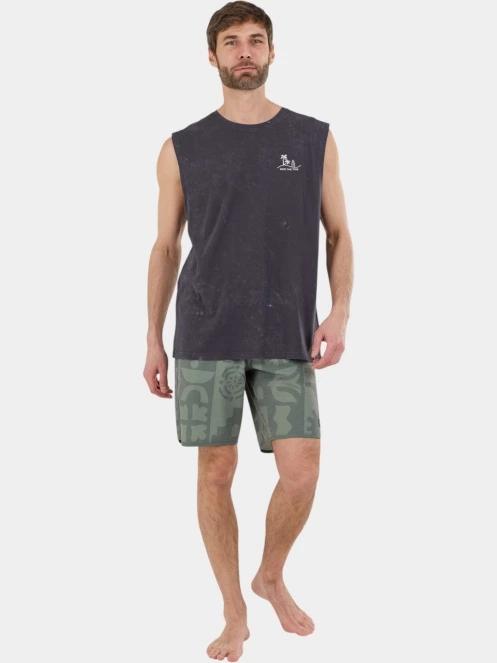 maiou pt. barbati Fundango Alon II Surf Tank-T negru 4