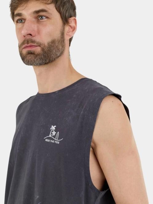 maiou pt. barbati Fundango Alon II Surf Tank-T negru 8