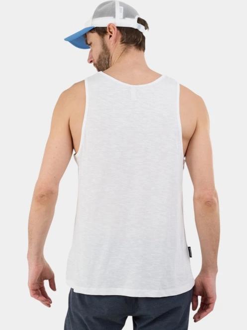 maiou pt. barbati Fundango Drake Tank-T alb 3