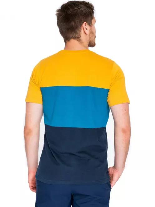 tricou cu maneci scurte pt. barbati Fundango Jaggy Pocket galben 3