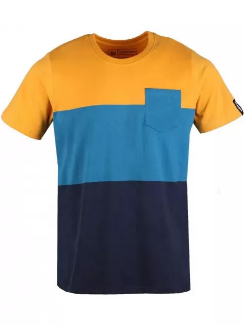 tricou cu maneci scurte pt. barbati Fundango Jaggy Pocket galben 4