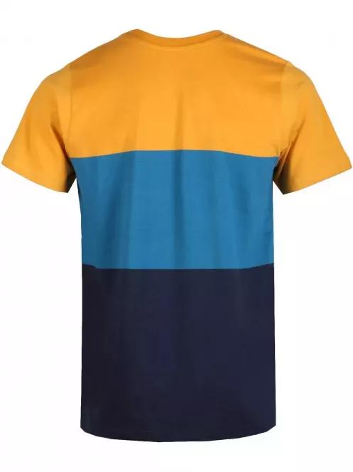 tricou cu maneci scurte pt. barbati Fundango Jaggy Pocket galben 5