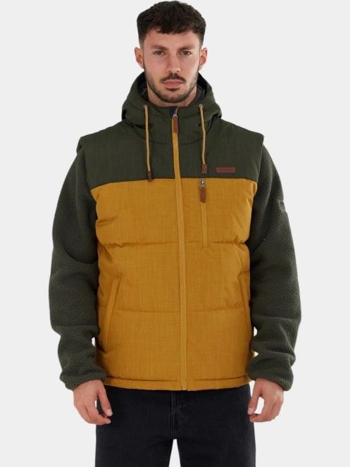vesta pt. barbati Fundango Karl Padded Vest galben 2