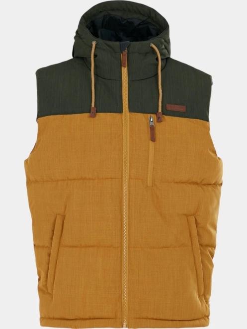 vesta pt. barbati Fundango Karl Padded Vest galben 6
