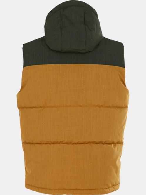 vesta pt. barbati Fundango Karl Padded Vest galben 7