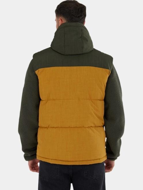 vesta pt. barbati Fundango Karl Padded Vest galben 3