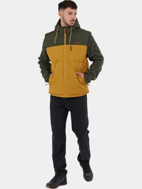 vesta pt. barbati Fundango Karl Padded Vest galben 4