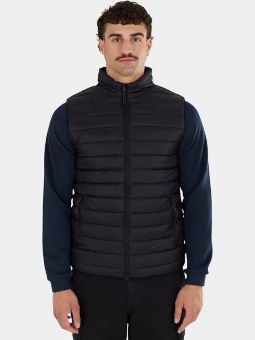 vesta pt. barbati Fundango Flint Padded Vest negru 2