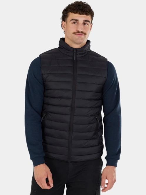 vesta pt. barbati Fundango Flint Padded Vest negru 5