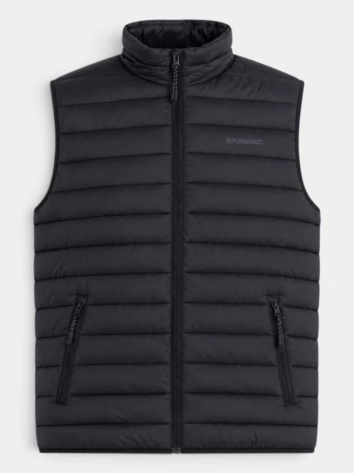 vesta pt. barbati Fundango Flint Padded Vest negru 2
