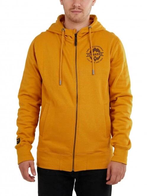 pulover cu gluga pt. barbati Fundango West Point Hooded Pullover galben 2