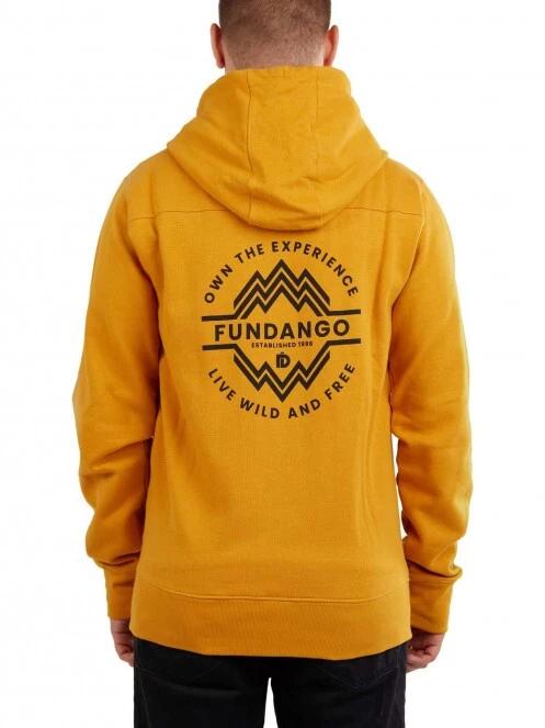 pulover cu gluga pt. barbati Fundango West Point Hooded Pullover galben 3