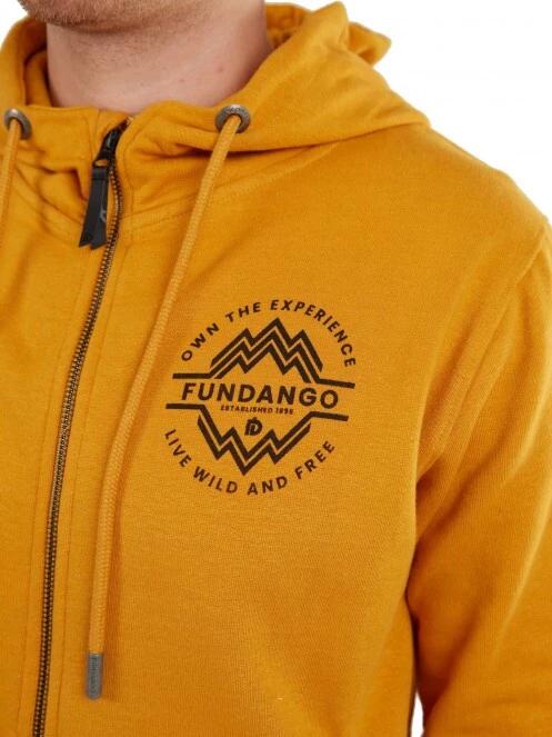 pulover cu gluga pt. barbati Fundango West Point Hooded Pullover galben 4