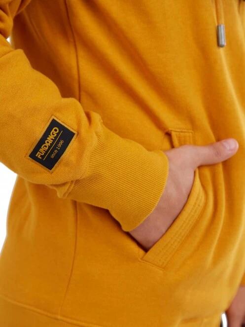 pulover cu gluga pt. barbati Fundango West Point Hooded Pullover galben 5