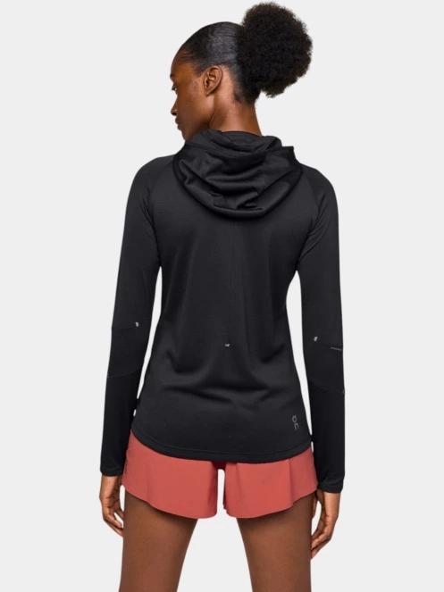 pulover cu gluga pt. femei ON Climate Zip Hoodie negru 3