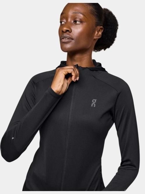 pulover cu gluga pt. femei ON Climate Zip Hoodie negru 4