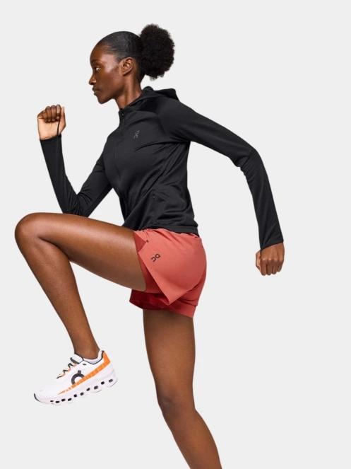 pulover cu gluga pt. femei ON Climate Zip Hoodie negru 5