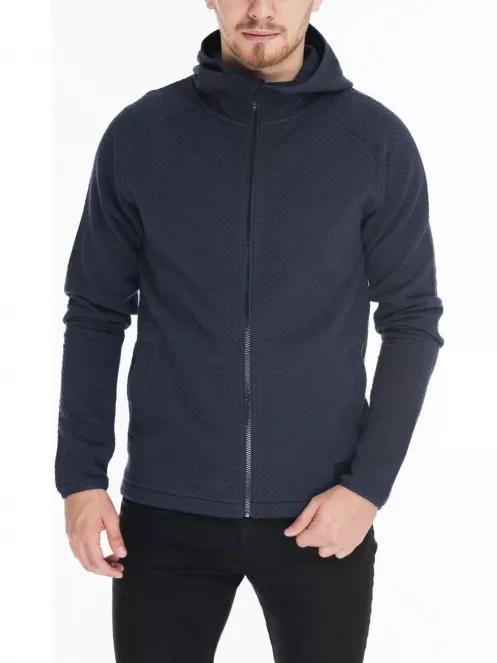 pulover cu gluga pt. barbati Fundango Meteor albastru inchis 2