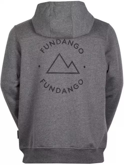 pulover cu gluga pt. barbati Fundango WEST POINT Hooded Pullover gri 3