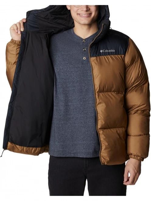jacheta de iarna pt. barbati Columbia Puffect Hooded Jacket maro 5