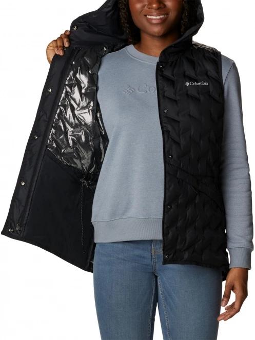 vesta pt. femei Columbia Delta Ridge Hooded Vest negru 5