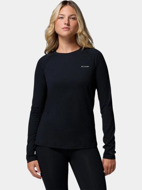top lenjerie de corp pt. femei Columbia Omni-Heat Infinity Knit Long Sleeve Crew negru 2
