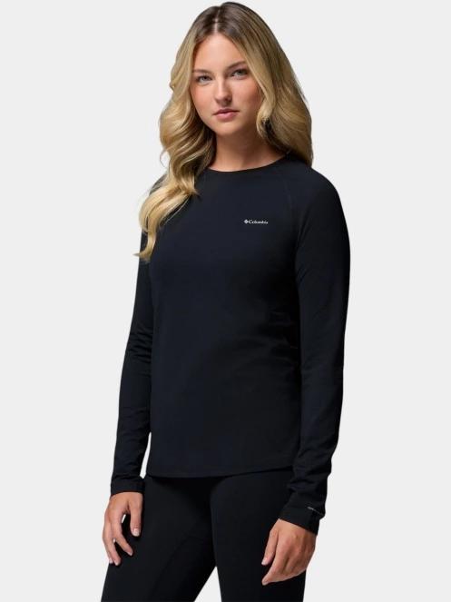 top lenjerie de corp pt. femei Columbia Omni-Heat Infinity Knit Long Sleeve Crew negru 3