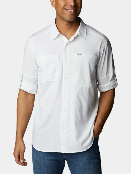 camasa de drumetie cu maneci lungi pt. barbati Columbia Silver Ridge Utility Lite Long Sleeve Shirt alb 5