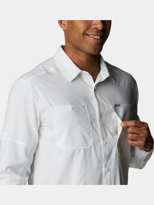 camasa de drumetie cu maneci lungi pt. barbati Columbia Silver Ridge Utility Lite Long Sleeve Shirt alb 7