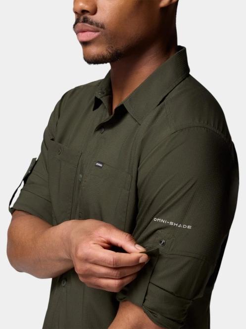 camasa de drumetie cu maneci lungi pt. barbati Columbia Silver Ridge Utility Lite Long Sleeve Shirt verde 6